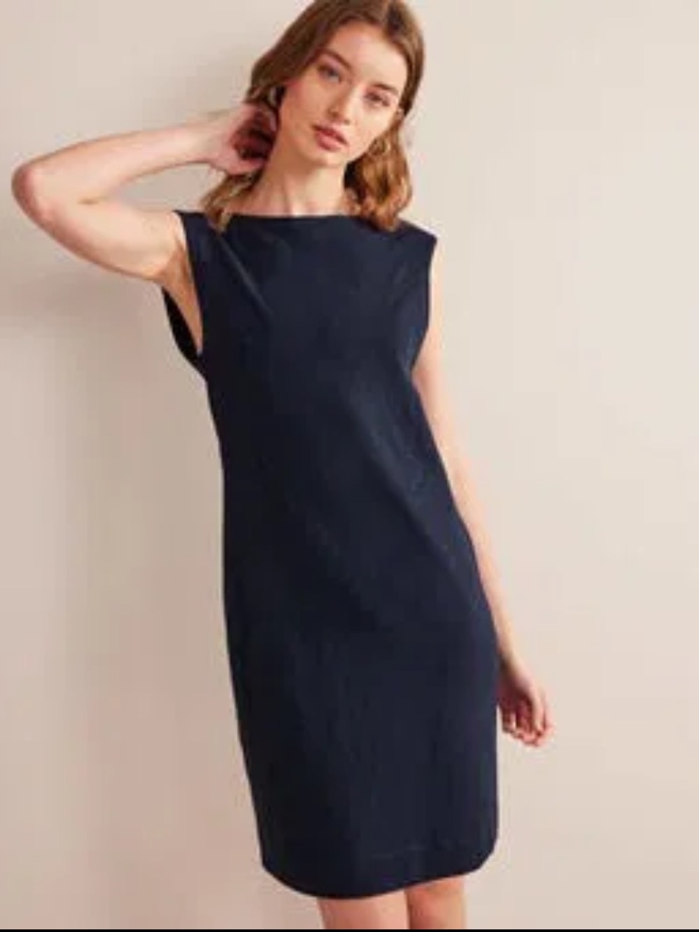 Boden Navy Sleeveless Shift Dress